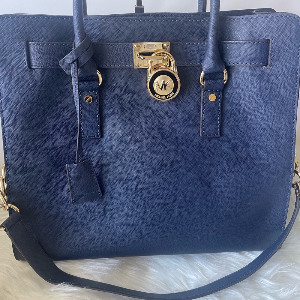 Michael Kors Authentic Hamilton Large NS Shoulder Business Handbag Tote for sale